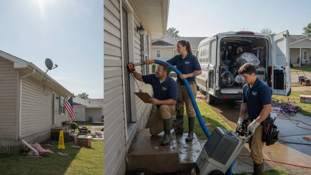 Ceiling Water Damage Restoration in Greenville, UT near me
